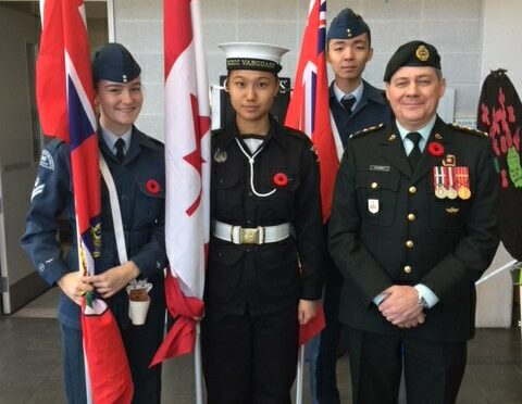 Remembrance Day Assembly At North Toronto